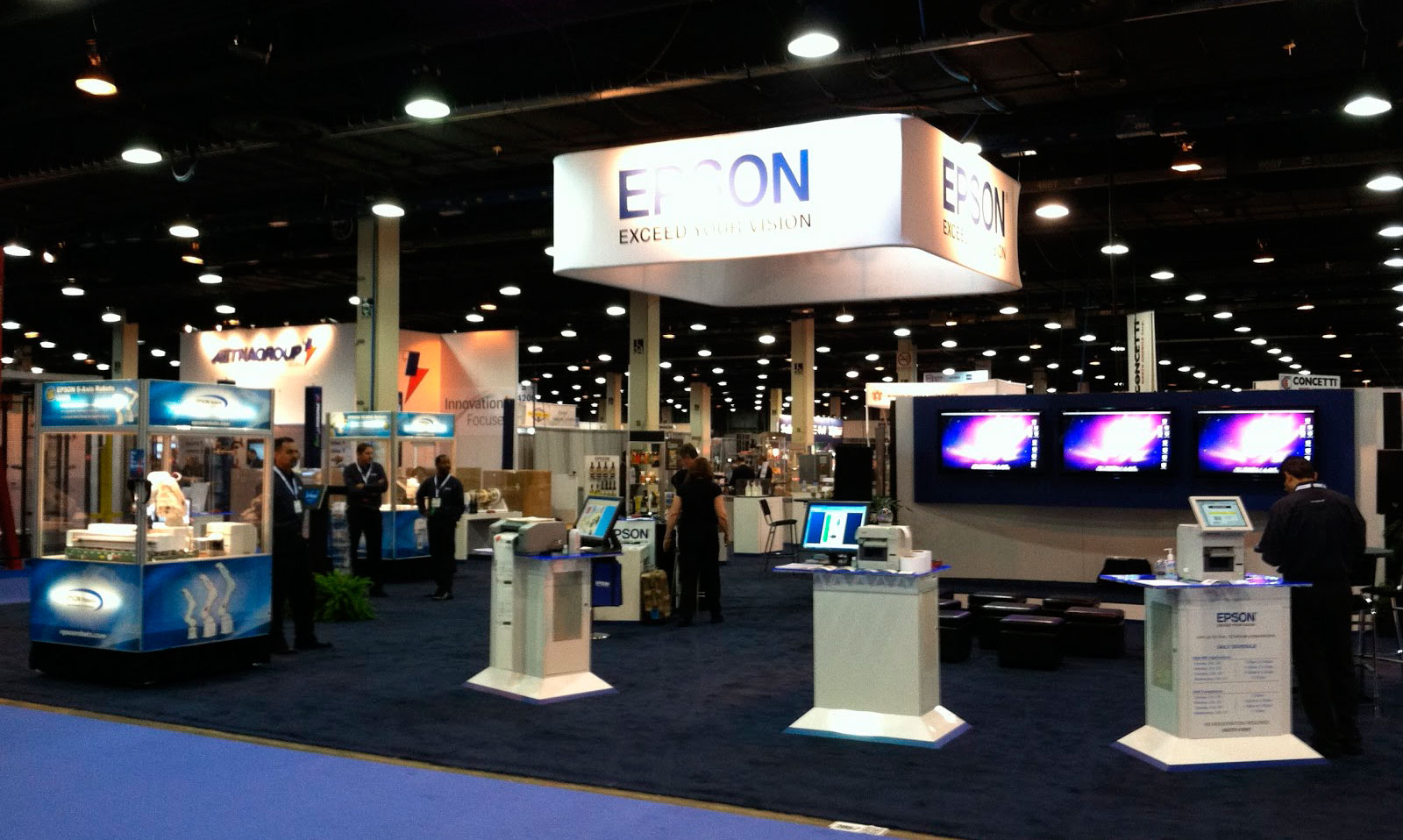 Epson Stand At Packexpo Las Vegas